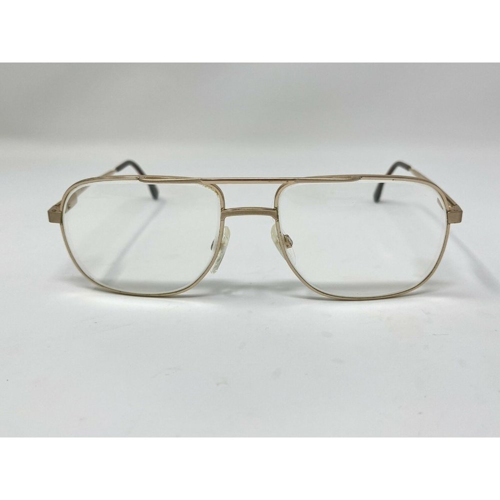 MARCOLIN 6199 GEP Gold AVIATOR Eyeglasses Eyewear FRAMES 58-18-145 Flex Hinges